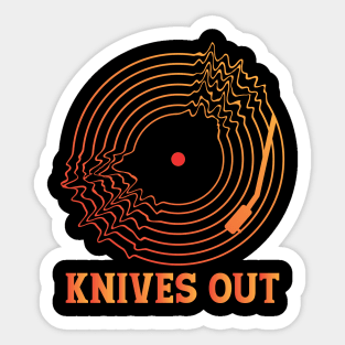 KNIVES OUT (RADIOHEAD) Sticker